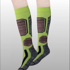 Asobilor Ski Socks Knee High Skiing Thermal